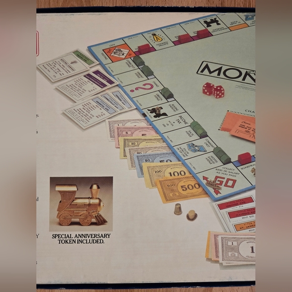 Monopoly Deluxe Anniversary Edition Board Game - Picture 9 of 16